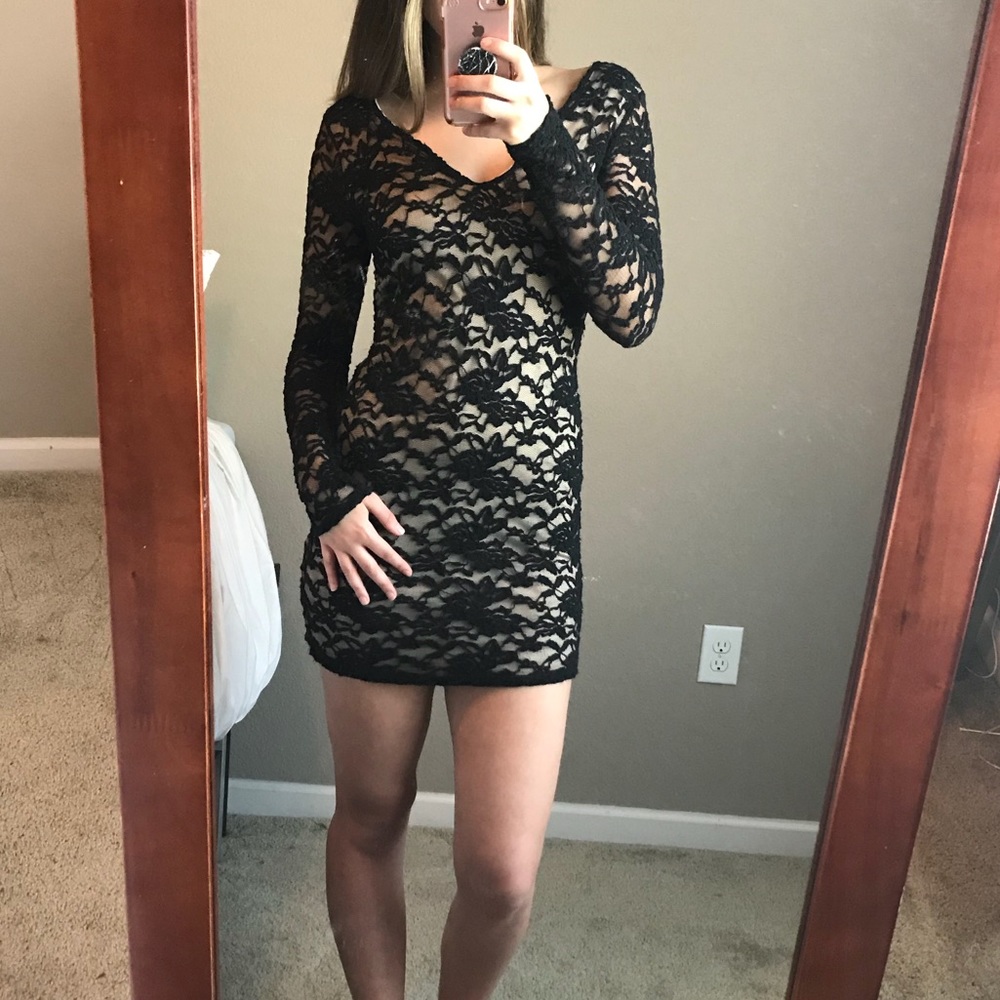 Black Lace Dress